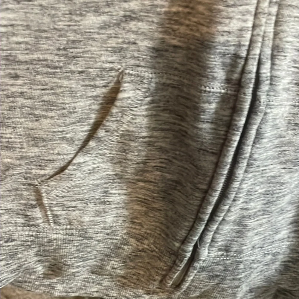 Justice Heather Gray Sequin Kids Zipup Hoodie